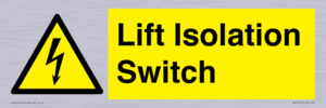 Lift Isolation Switch